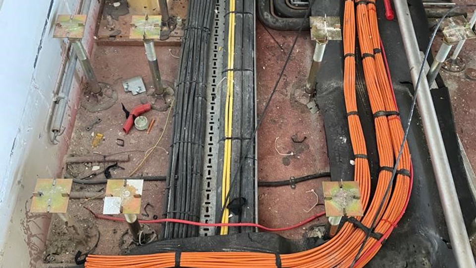 Underfloor service removal